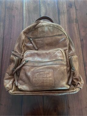 Rawlings Leather Backpack